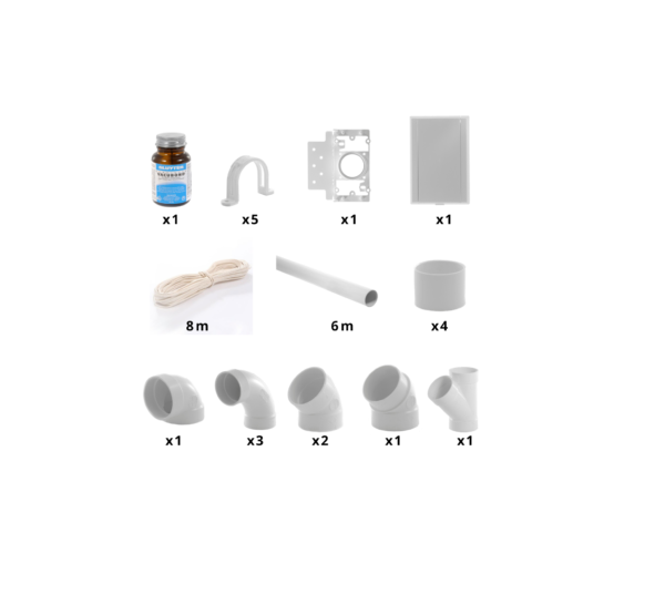 KIT d’installation pour une prise d'aspiration centralisée - Aspire